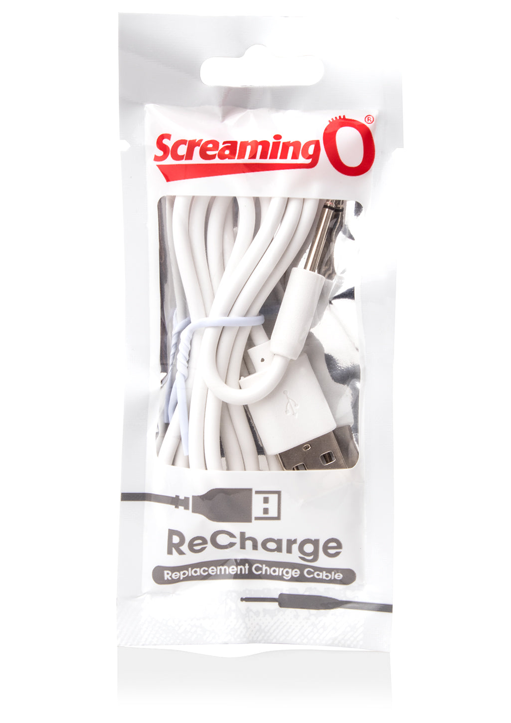 Screaming O ReCharge Charging Cable for Screaming O Products – White