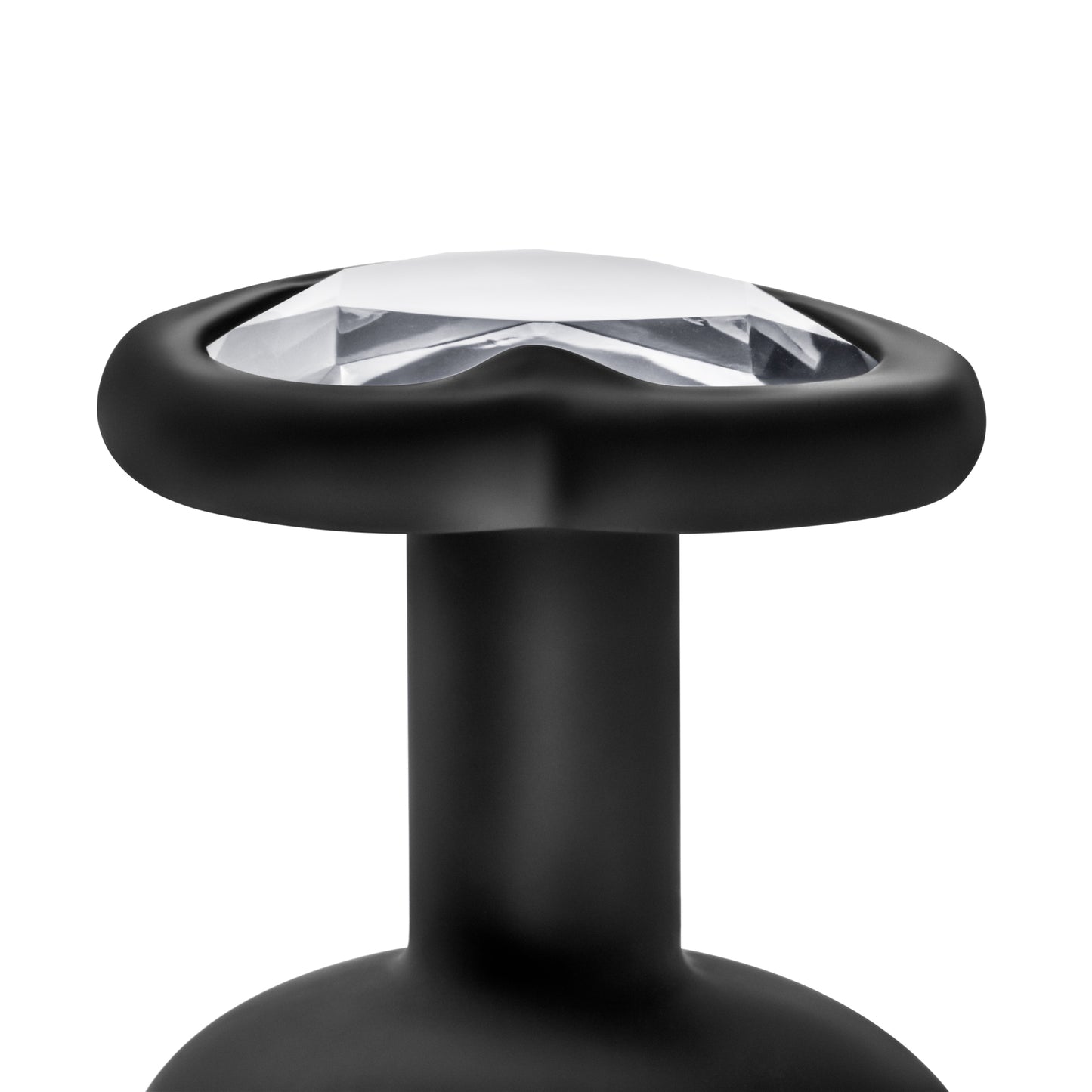 Temptasia Bling Plug - Medium Anal Plug with Flared Base - Black