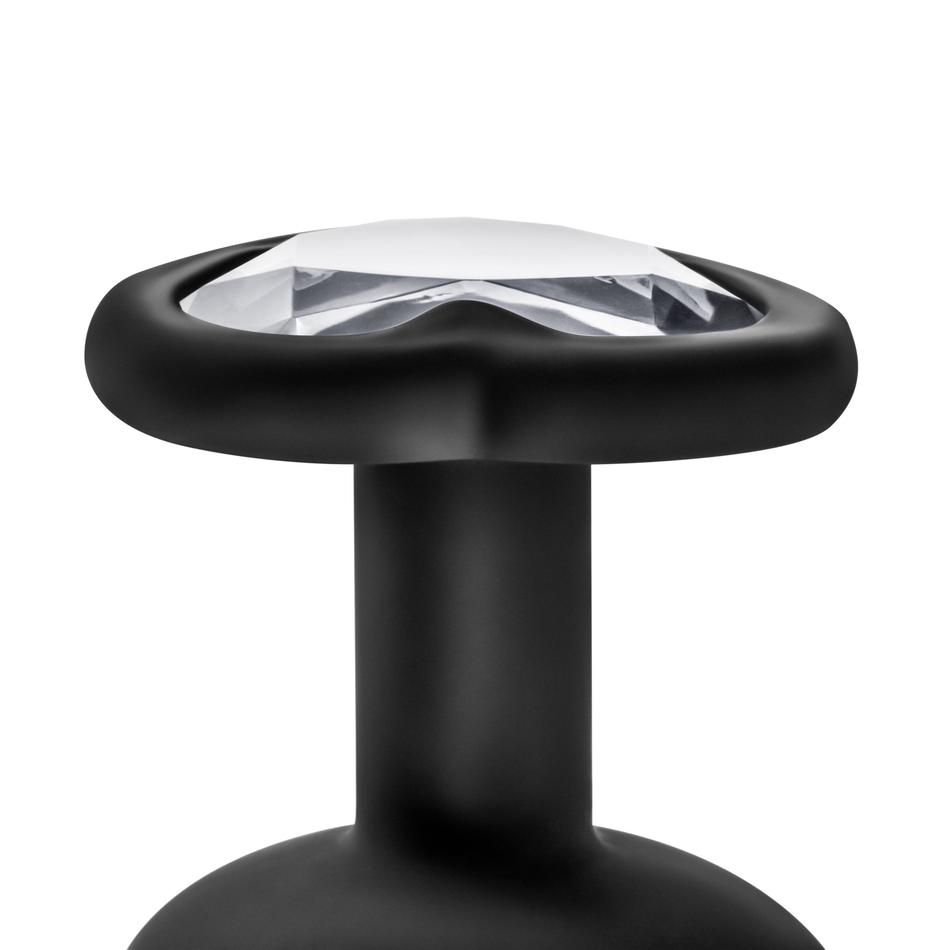 Temptasia Bling Plug - Medium Anal Plug with Flared Base - Black