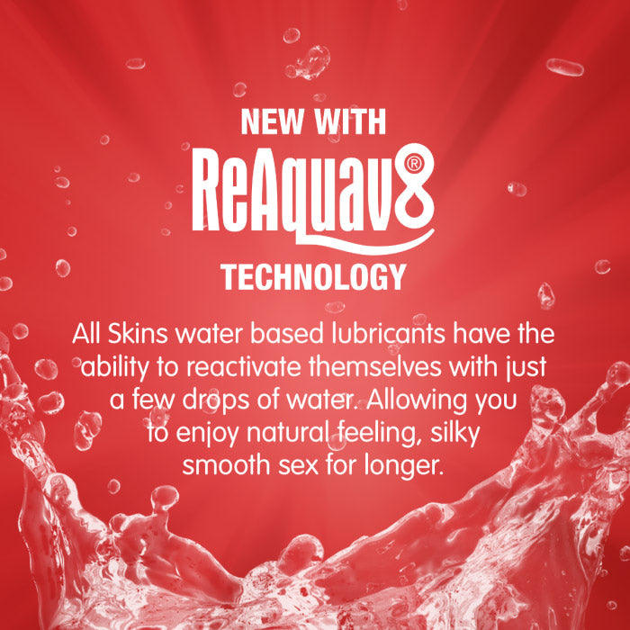 Skins Watermelon Water Based Lubricant 4.4 Fl Oz - Sugar Free, Condom Compatible
