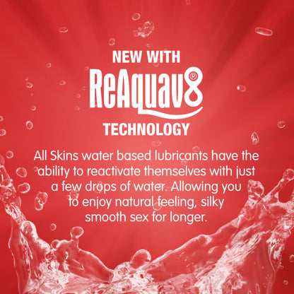 Skins Watermelon Water Based Lubricant 4.4 Fl Oz - Sugar Free, Condom Compatible