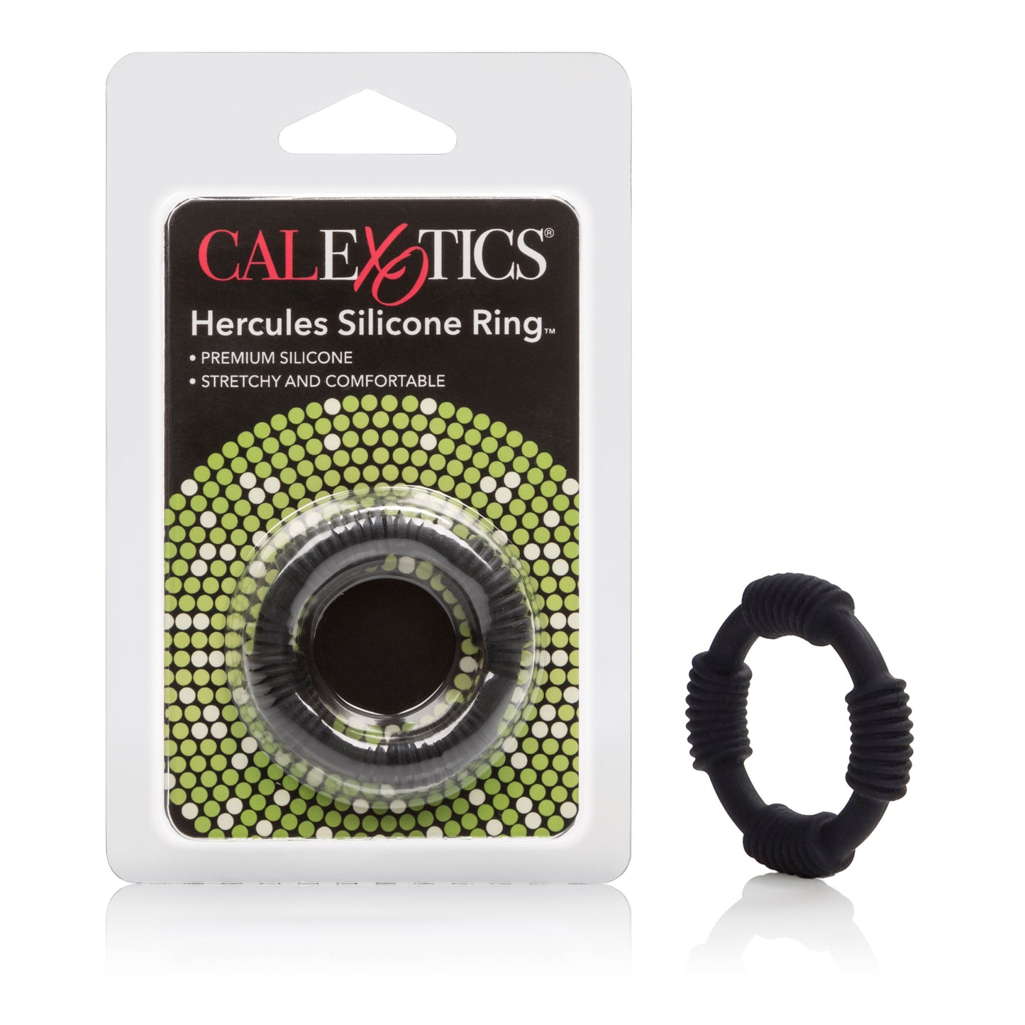 CalExotics Hercules Silicone Ring - Sturdy Erection Enhancer - Black