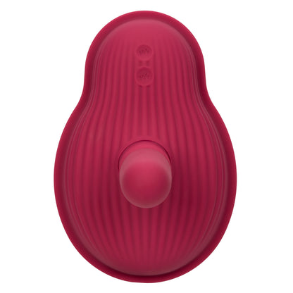 CalExotics Dual Rider Remote Control Massager – Red – Thrusting and Vibrating