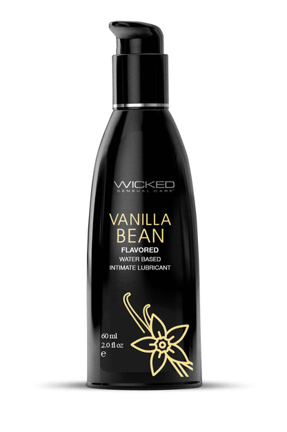 Wicked Aqua Vanilla Bean Personal Lubricant – Water-Based – 2 Fl. Oz.