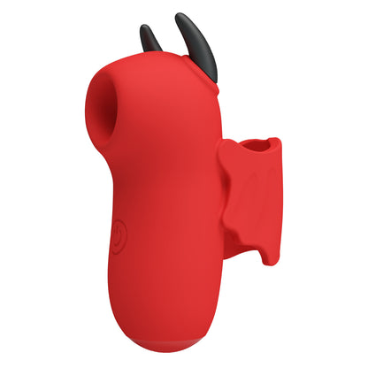 Pretty Love Magic Devil Finger Vibrator - Red - Waterproof - Rechargeable
