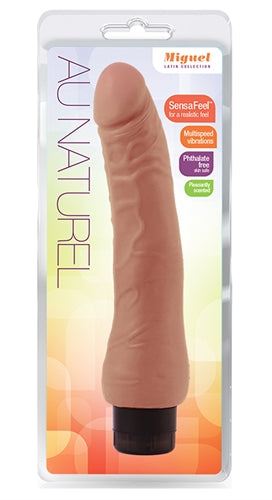 Blush Miguel the Latin Collection Realistic Vibrating Stroker - Beige