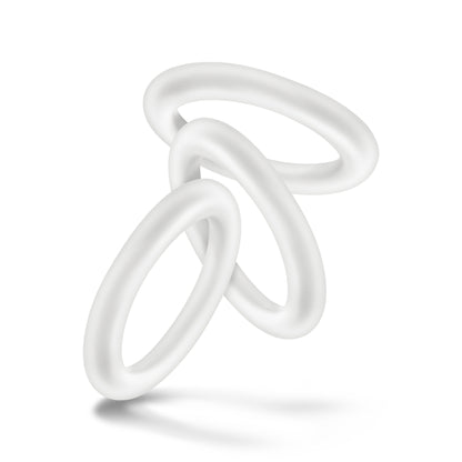 Blush Performance Vs2 Pure Premium Silicone Cockrings – Small – White