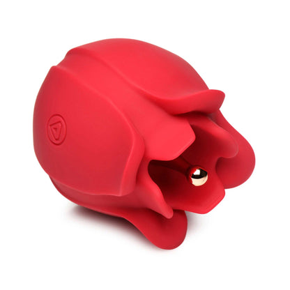 Orchids Wild Vibrating Pinpoint Rose Tickler – Red with 3 Speeds and 7 Patterns