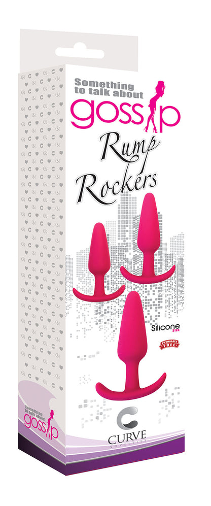 Gossip Rump Rockers 3-Piece Anal Plug Trainer Set – Magenta