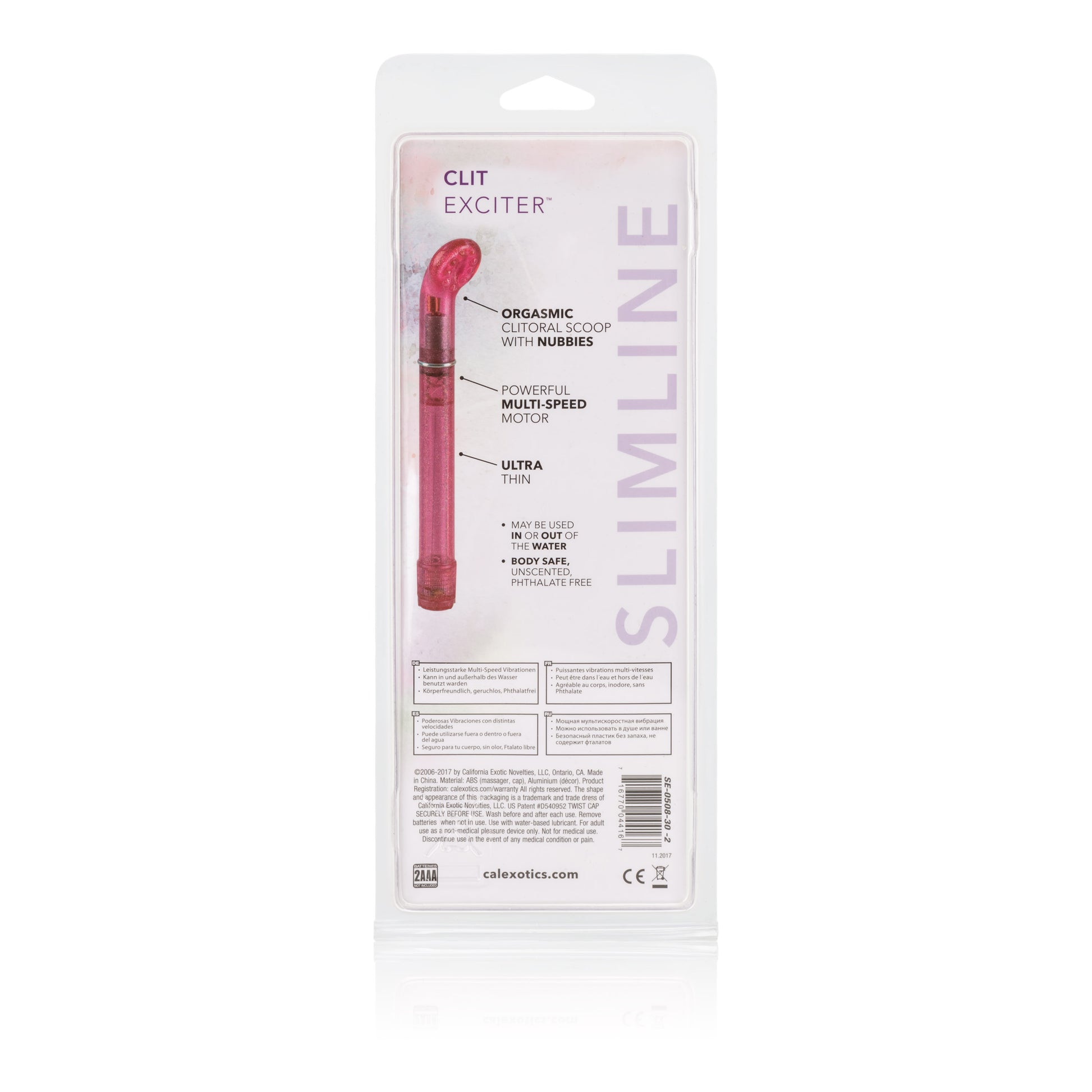 CalExotics Clit Exciter Vibrating Clitoral Stimulator – Pink