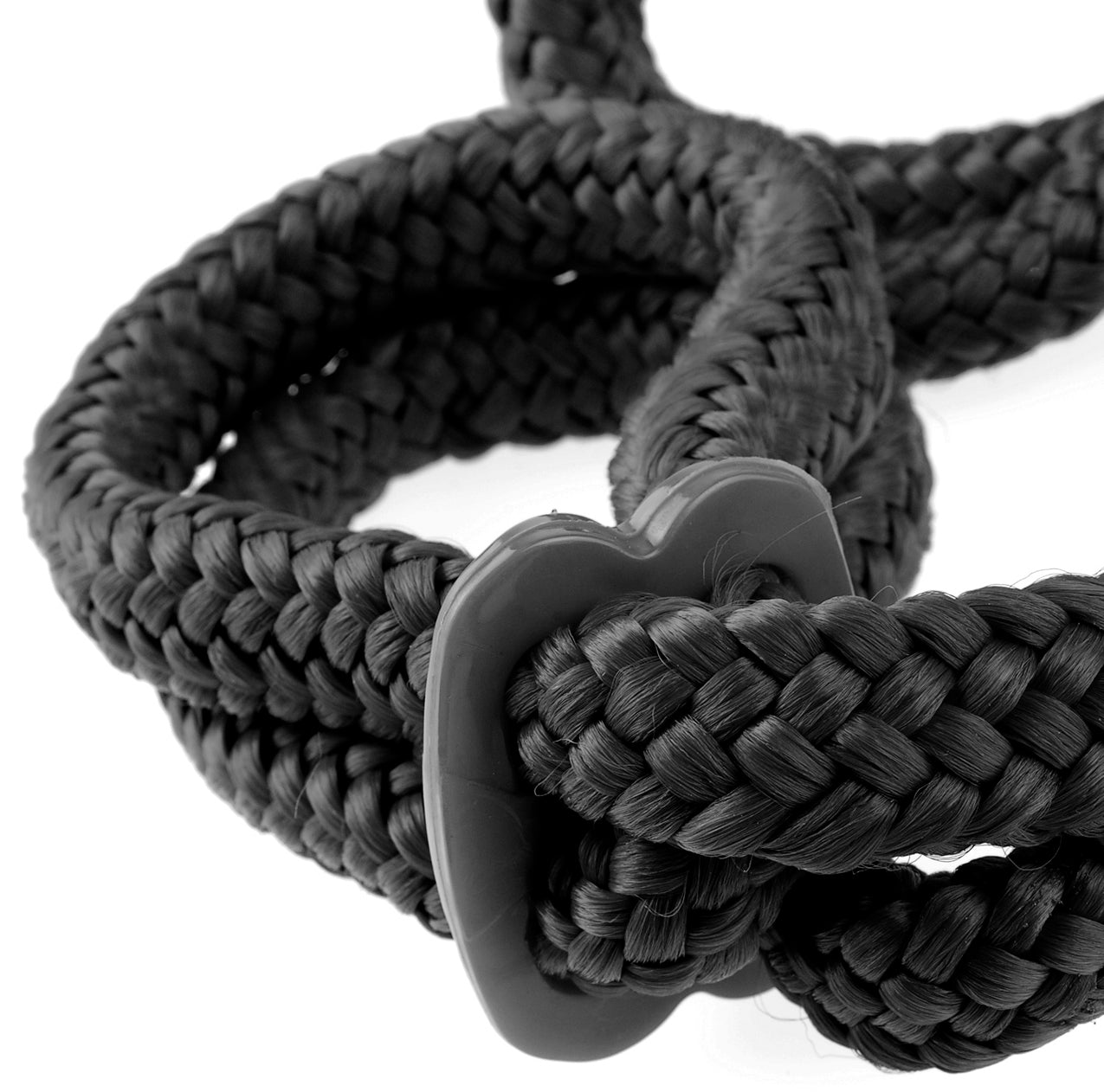 Pipedream Fetish Fantasy Series Silk Rope Love Cuffs – Black
