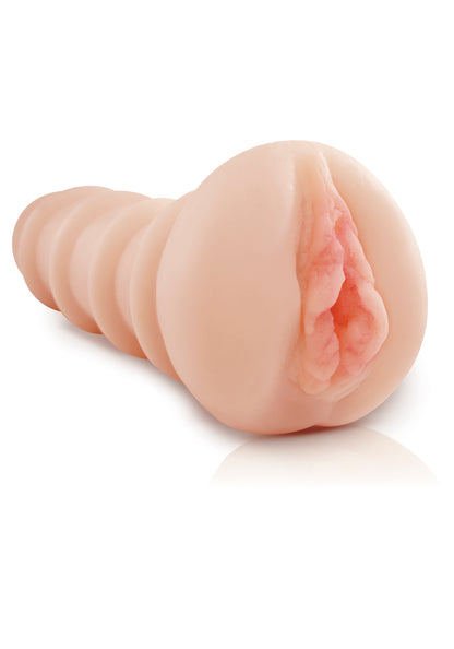 Pipedream Extreme Fill Her Up Pocket Pussy – Beige, Dual Holes