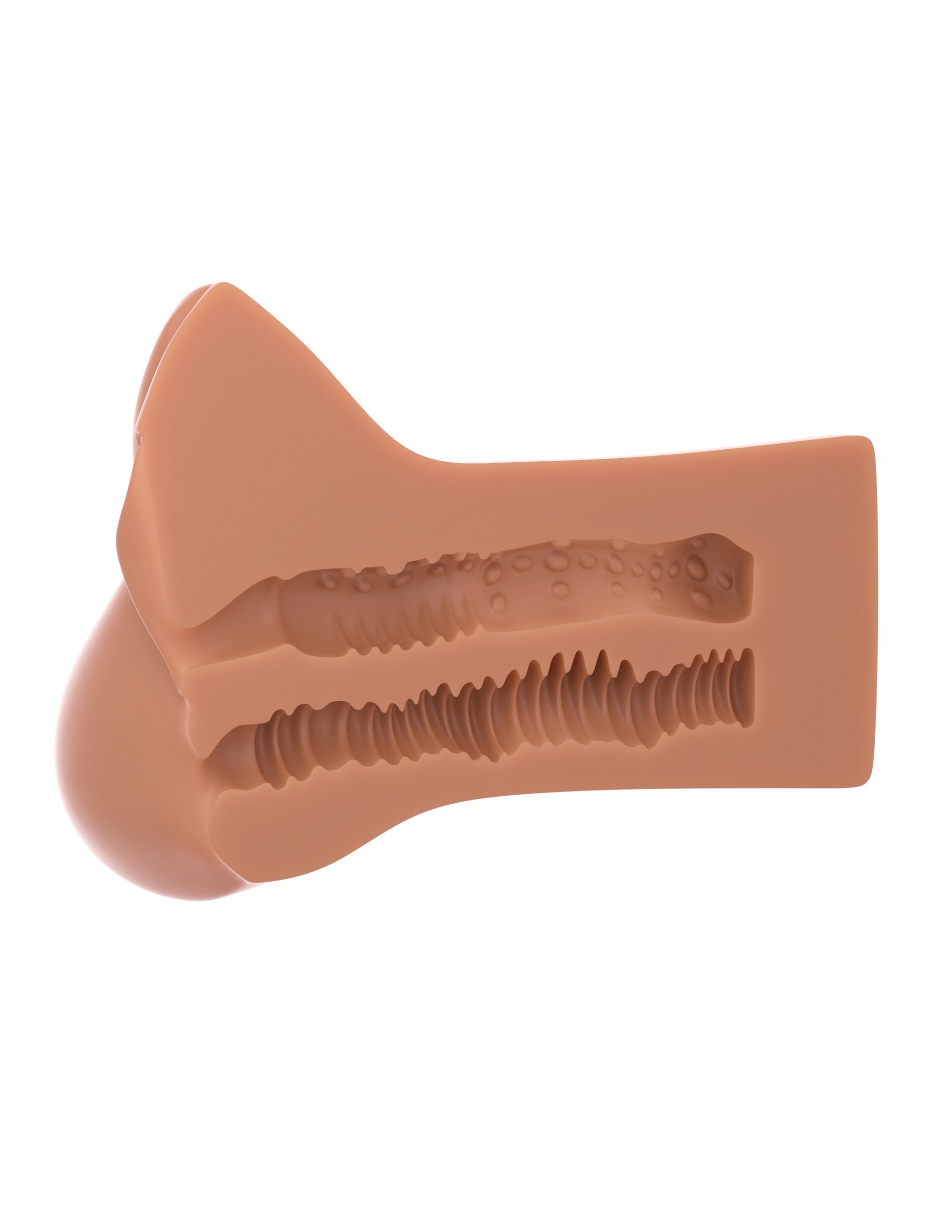Pipedream Pick Your Pleasure XL Stroker – Brown – Realistic Dual-Hole Design