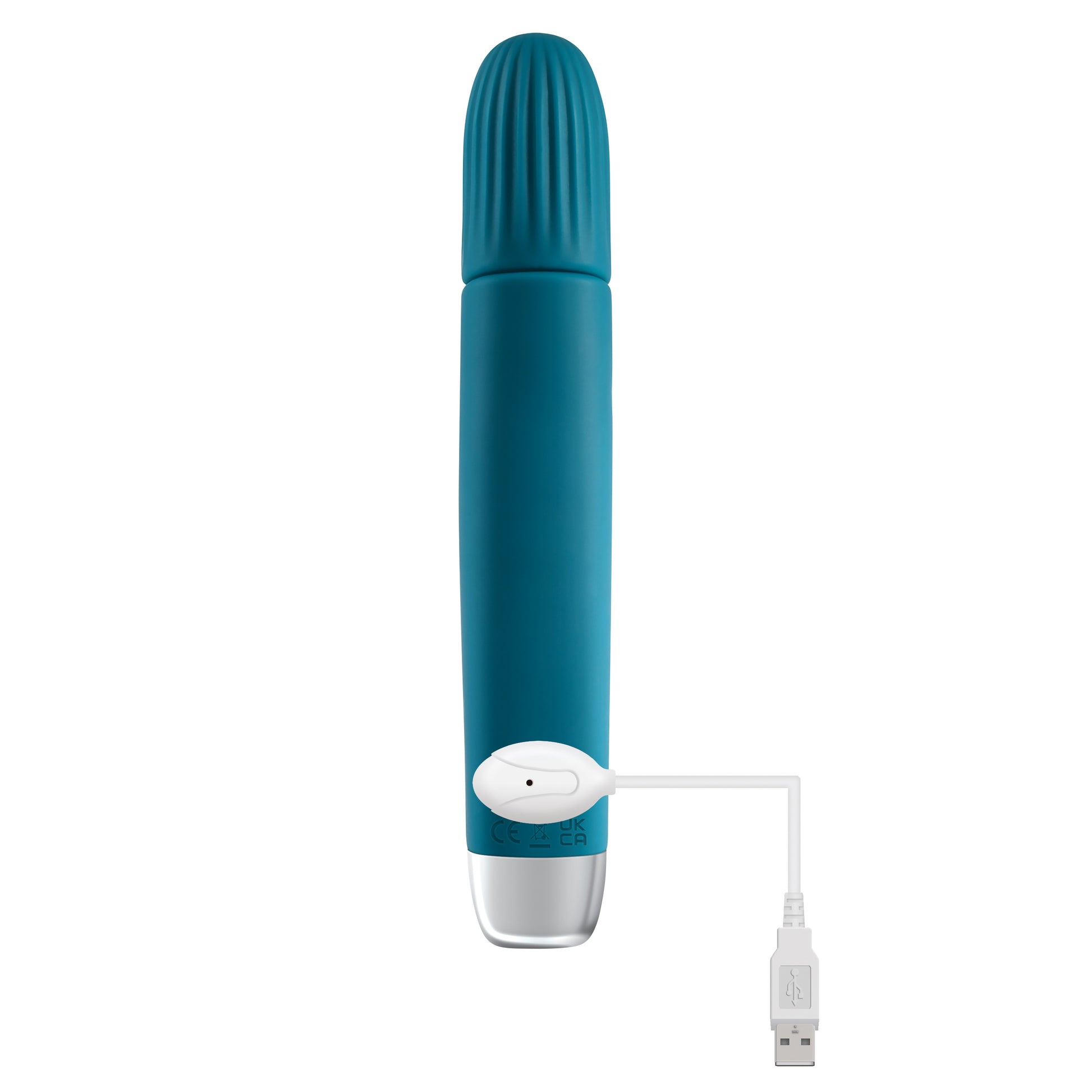 Evolved Novelties Super Slim Wand Vibrator – Teal