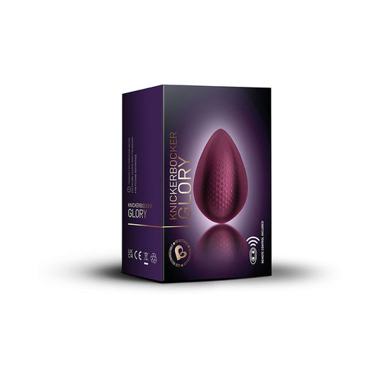 Rocks-Off Knickerbocker Glory Panty Vibe – Burgundy – Remote Control Vibrator