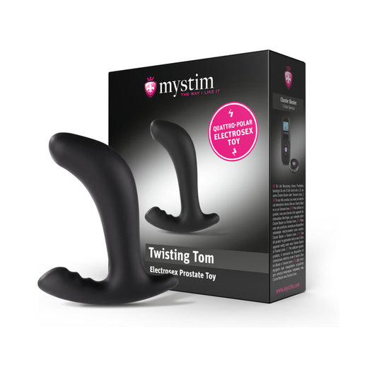 Mystim Twisting Tom E-Stim Prostate Stimulator – Black