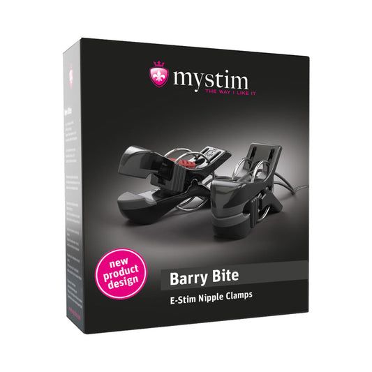 Mystim Barry Bite Bi-Polar E-Stim Clamps – Black