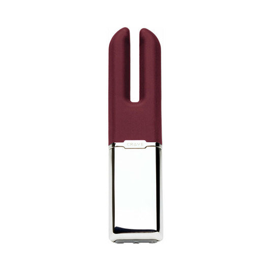 Crave Duet Classic Vibrator – Dual Motor, Waterproof, Wine Red