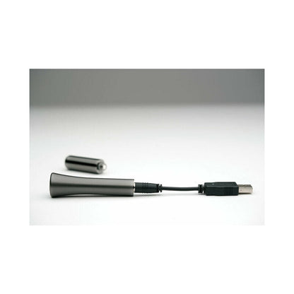 Crave Wink+ Gunmetal Compact Vibrator – Silver/Steel/Chrome