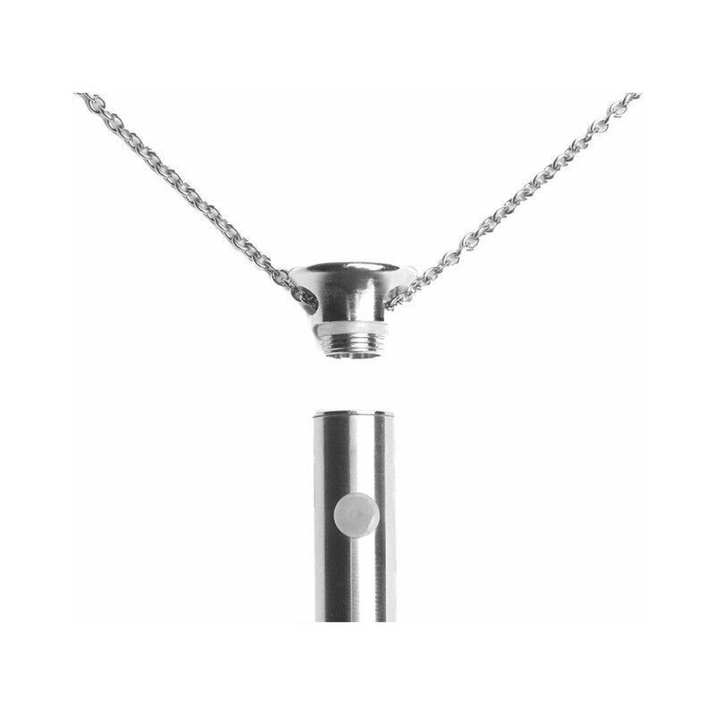 Crave Vesper Necklace Vibe – Silver External Vibrator with Necklace Chain