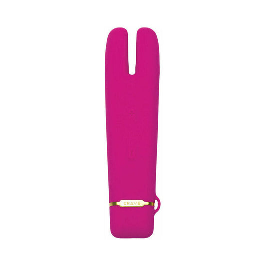 Crave Duet Flex Vibrator with Dual Motor Tips – Hot Pink