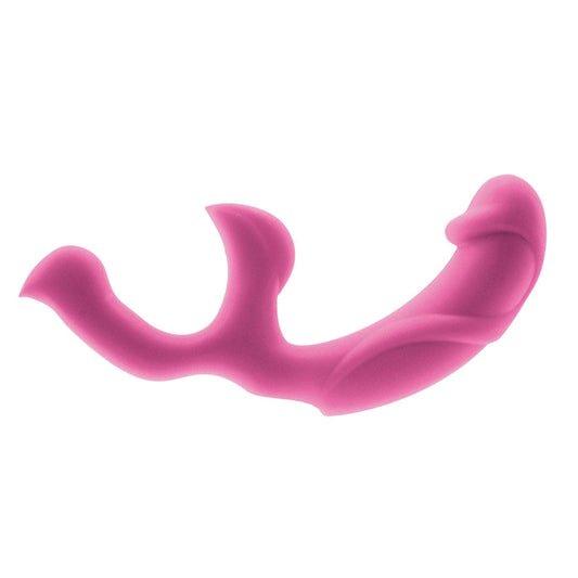 PHS International Clitty Cat G-Spot Vibrator with Clitoral Stimulation – Hot Pink