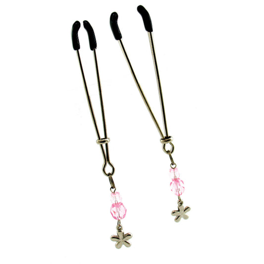 PHS International Sex Kitten Tweezer Clamps – Adjustable Metal Clamps in Light Pink