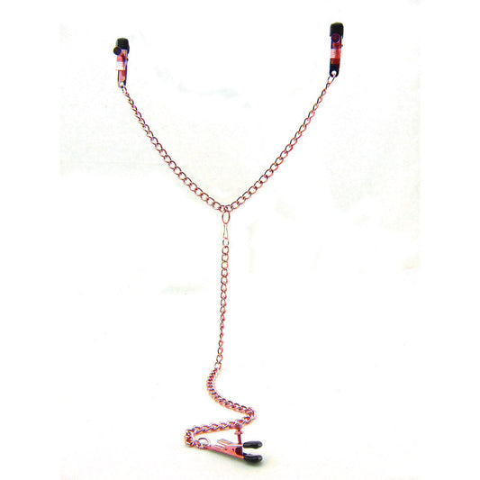 Sex Kitten Y-Style Adjustable Clamps – Hot Pink