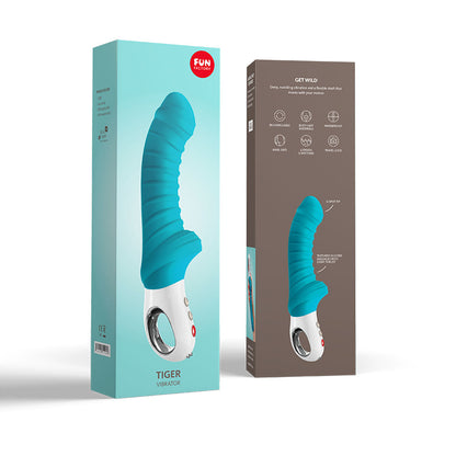 Fun Factory Tiger Vibrator – G-Spot Massager – Petrol Blue
