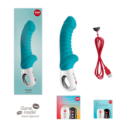 Fun Factory Tiger Vibrator – G-Spot Massager – Petrol Blue