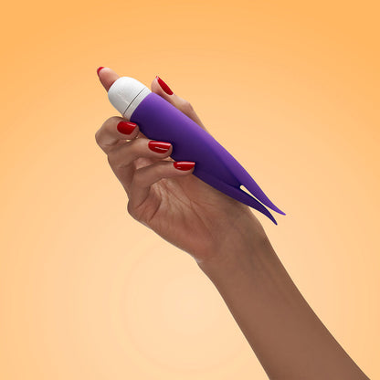 Fun Factory Volita Vibrator – Mini Vibrating Device with Fluttering Tips – Violet