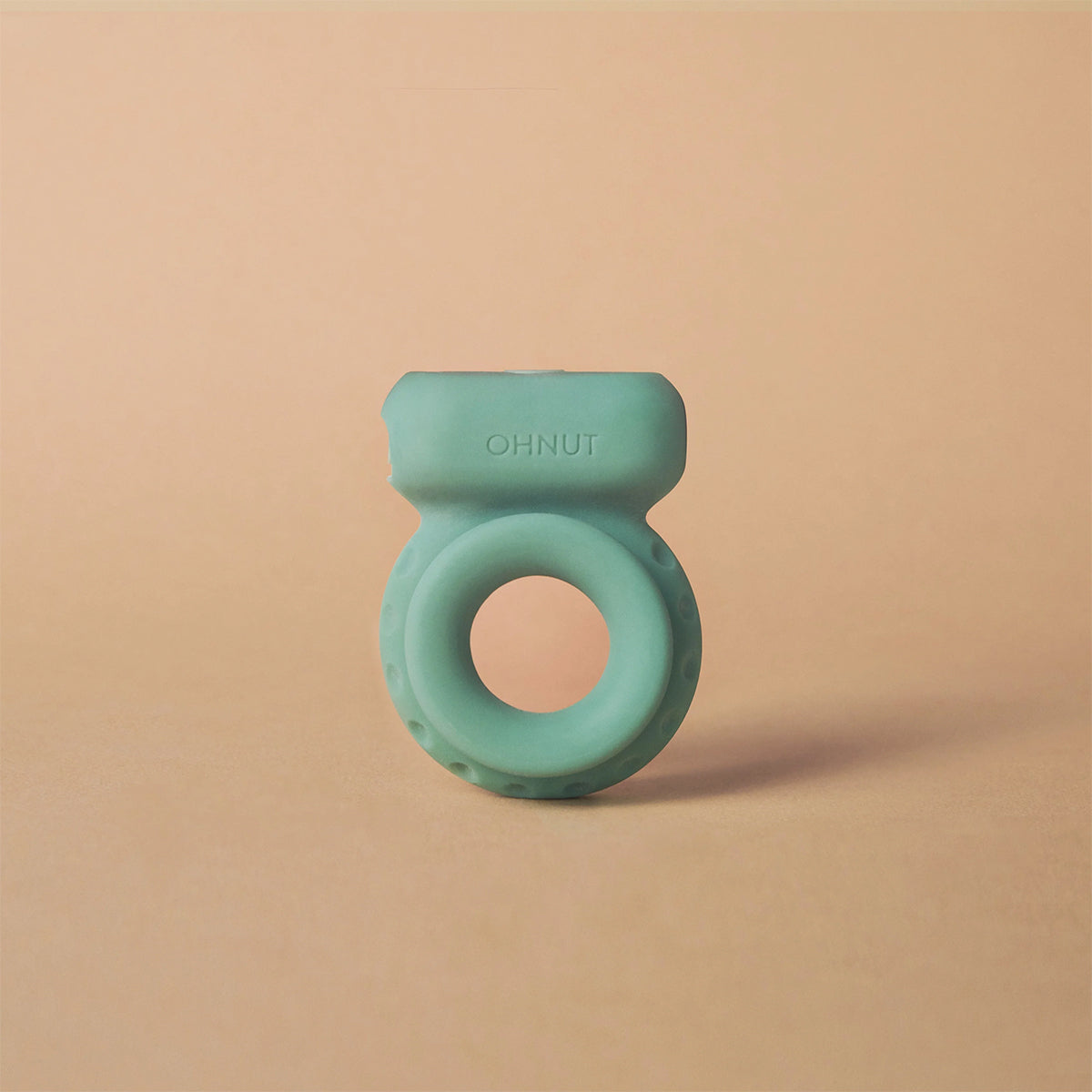 OhNut Vibrating Ring – Teal with Hands-Free Design and 7 Vibration Patterns