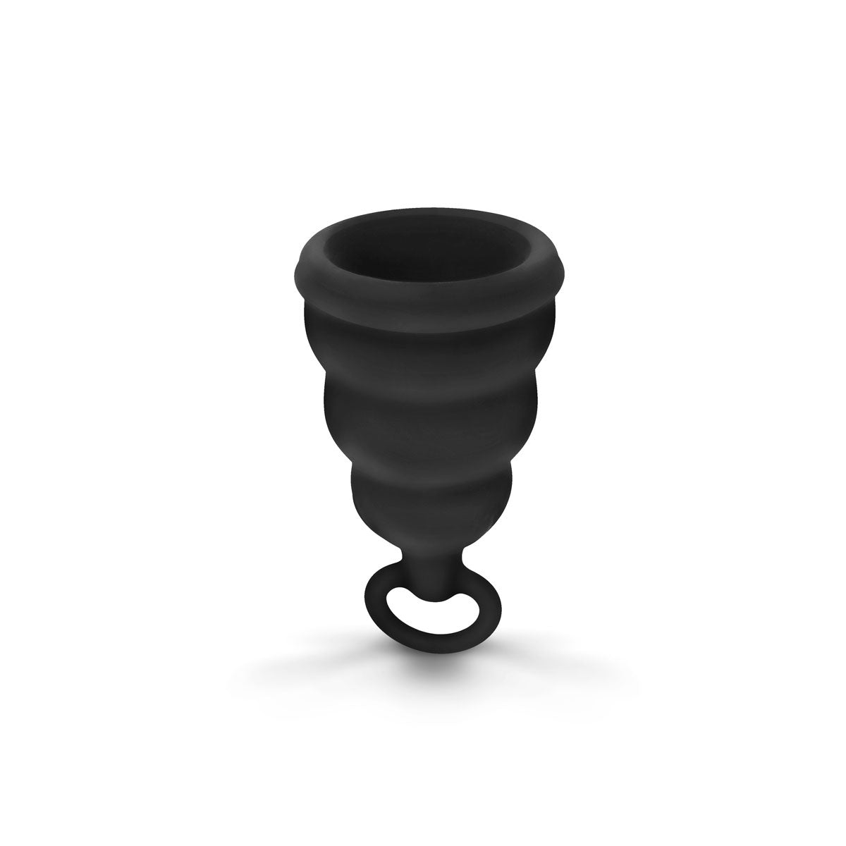 Gvibe Gcup Menstrual Cup – Mystic Noir – Comfortable Bell Shape with Pull Tab