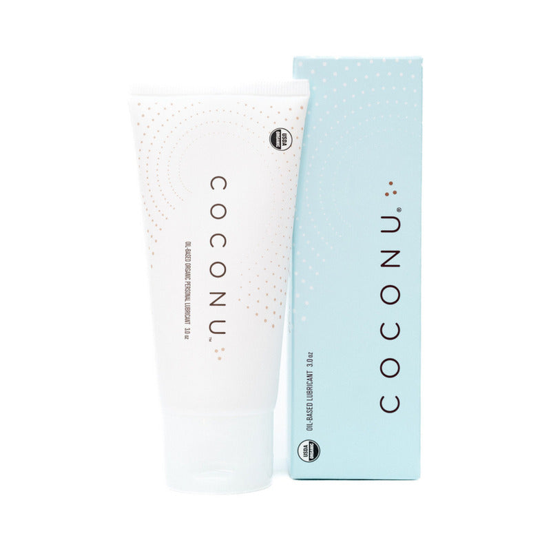 Coconu Oil-Based Organic Personal Lubricant 3 oz – Clear