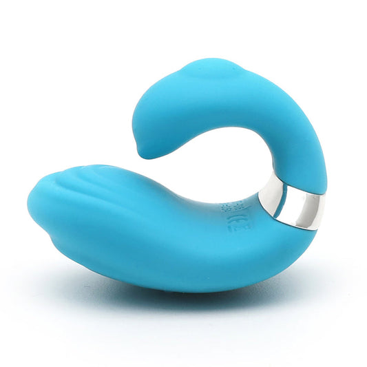 Emojibator Queeni Finger Vibrator – Blue – 5 Vibration Settings