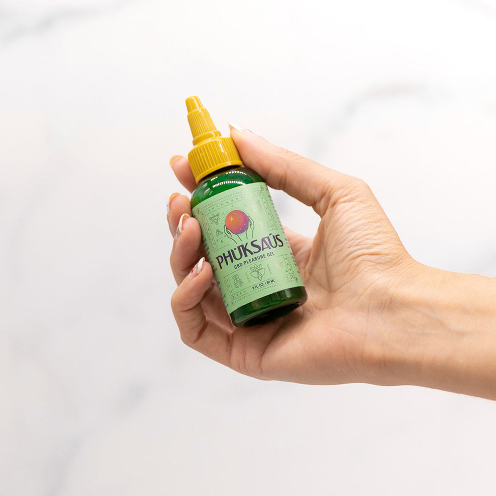 Emojibator Phuksaus CBD Pleasure Gel 2 oz – Clear Gel with Cannabidiol