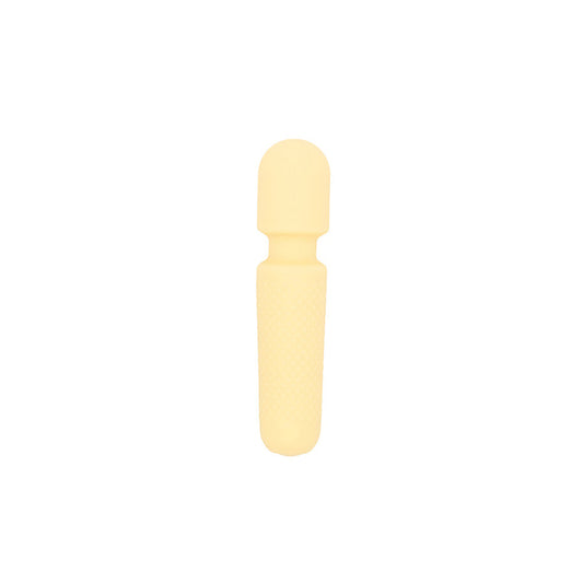 Emojibator Tiny Wand Vibrator - Waterproof - Cream