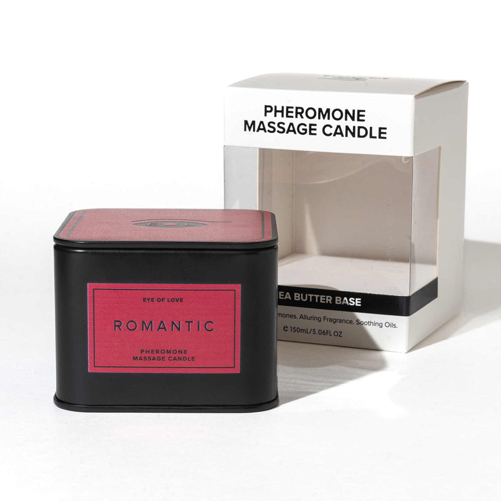 Eye of Love Romantic Attract Her Pheromone Massage Candle – Clear – 3 in 1