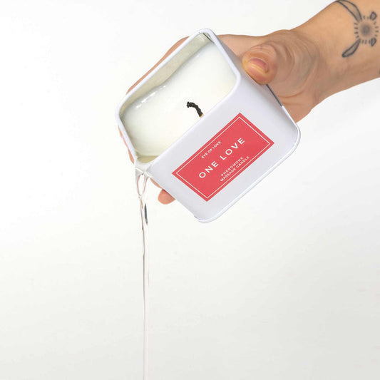 Eye of Love One Love Attract Him Pheromone Massage Candle – Clear