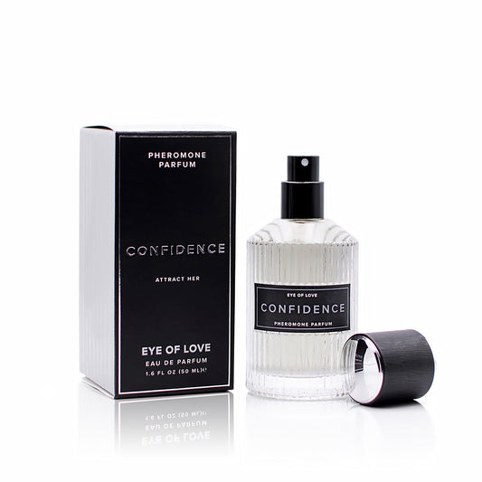 Eye of Love Confidence Pheromone Parfum 1.67 oz – Musky Scent with Jasmine and Honey