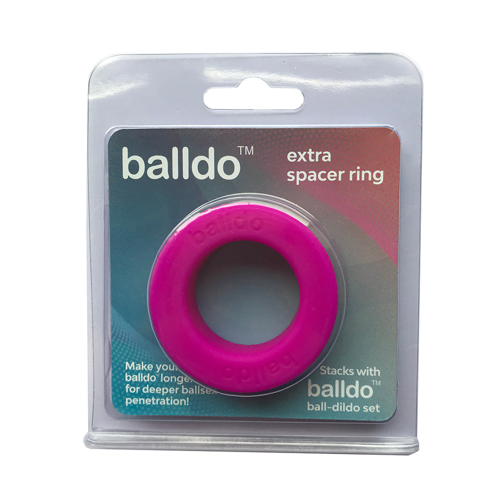 Balldo Single Spacer Ring – Purple – Silicone