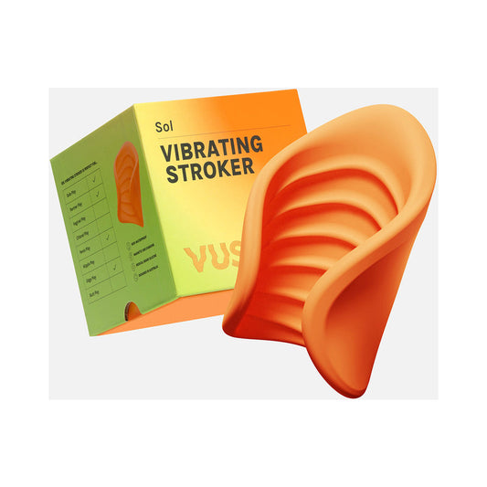 VUSH SOL Vibrating Stroker – Orange
