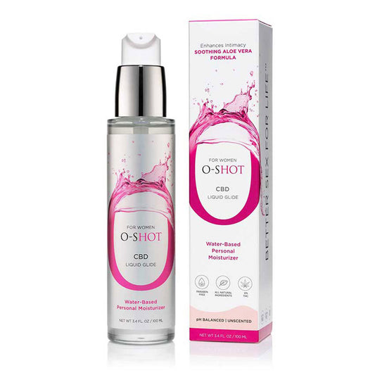 Omax O-Shot CBD Water-Based Lubricant – 3.4 oz