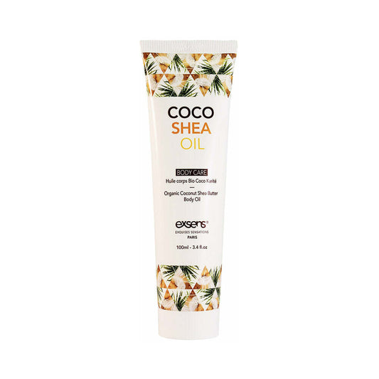 Exsens Coco Shea Body Oil – Intimate and Everyday Moisturizer – Clear