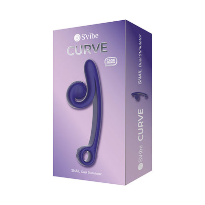 SVibe Curve Purple Vibrator – Dual Stimulation with Ergonomic Design