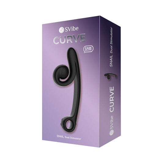 SVibe Curve Dual Stimulation Vibrator – Black