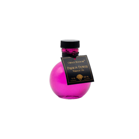 Olivia's Boudoir Passion Flower Massage Oil 4 oz – Moisturizing Body Oil