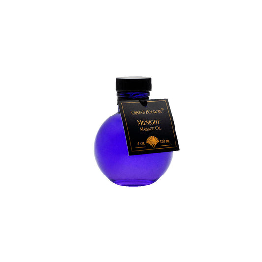 Olivia's Boudoir Midnight Massage Oil – Exotic Blend – 4 oz