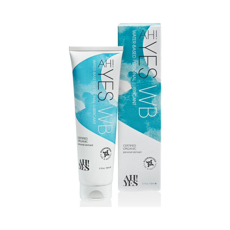 AH! YES WB Water-Based Personal Lubricant 5.1 oz – Natural, Vegan Formula