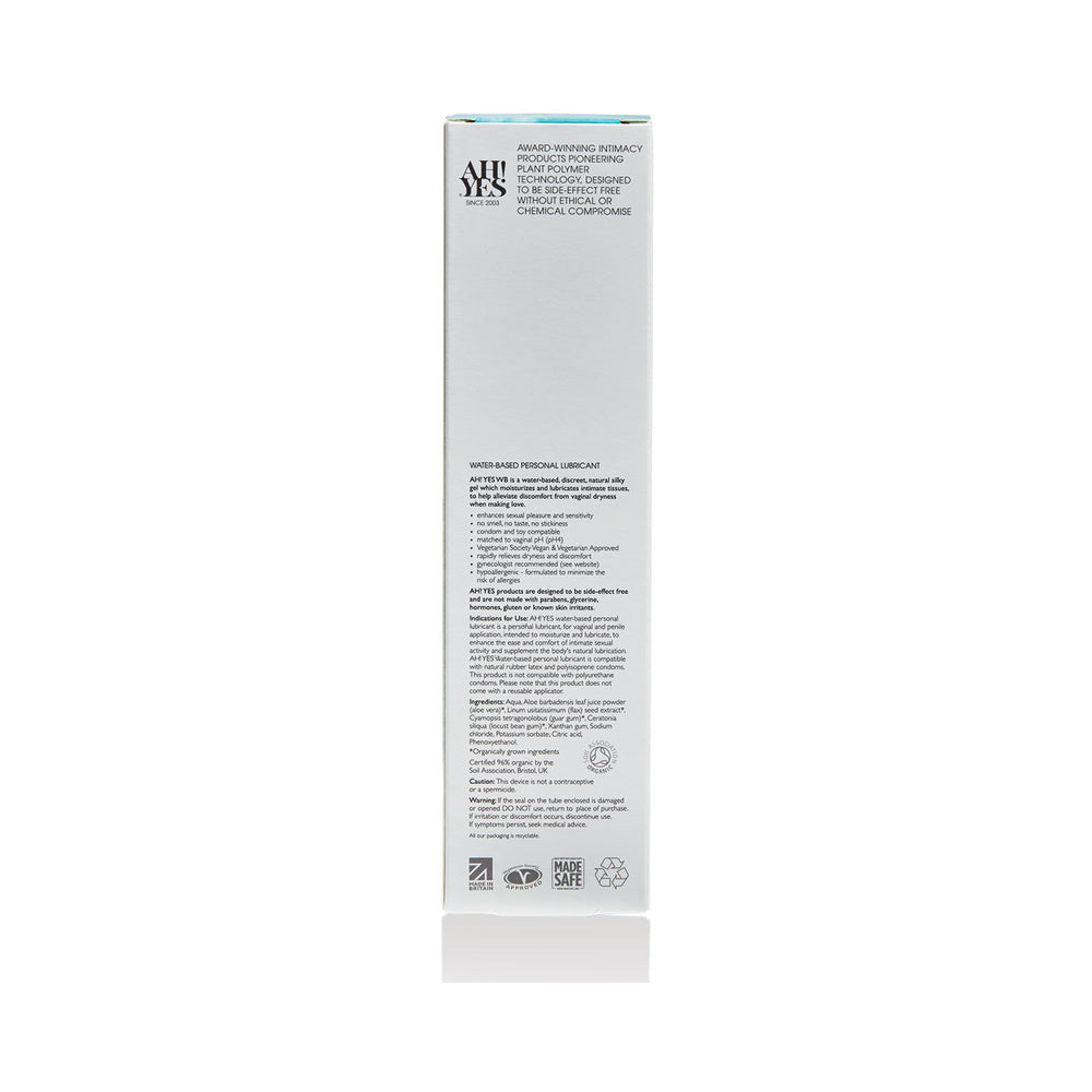 AH! YES WB Water-Based Personal Lubricant 5.1 oz – Natural, Vegan Formula